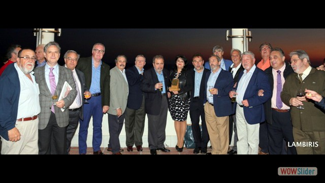 El Grupo Gastron�mico Gaditano con los premiados